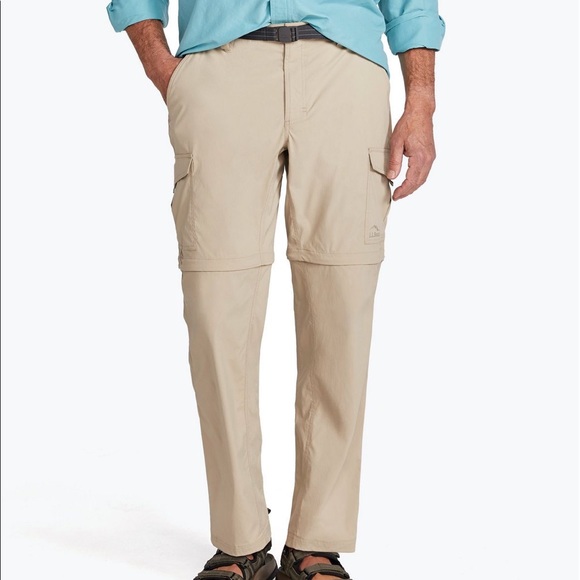 L.L.Bean mens tropicwear zip-leg pantssize XL 30